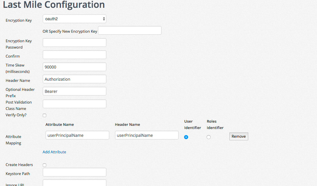 LastMile for OAuth2 Bearer Tokens