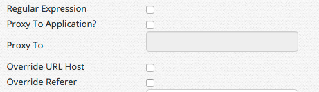 Do not proxy to application